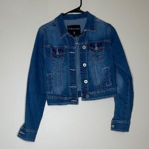 Maurices Denim Jacket with Black Label